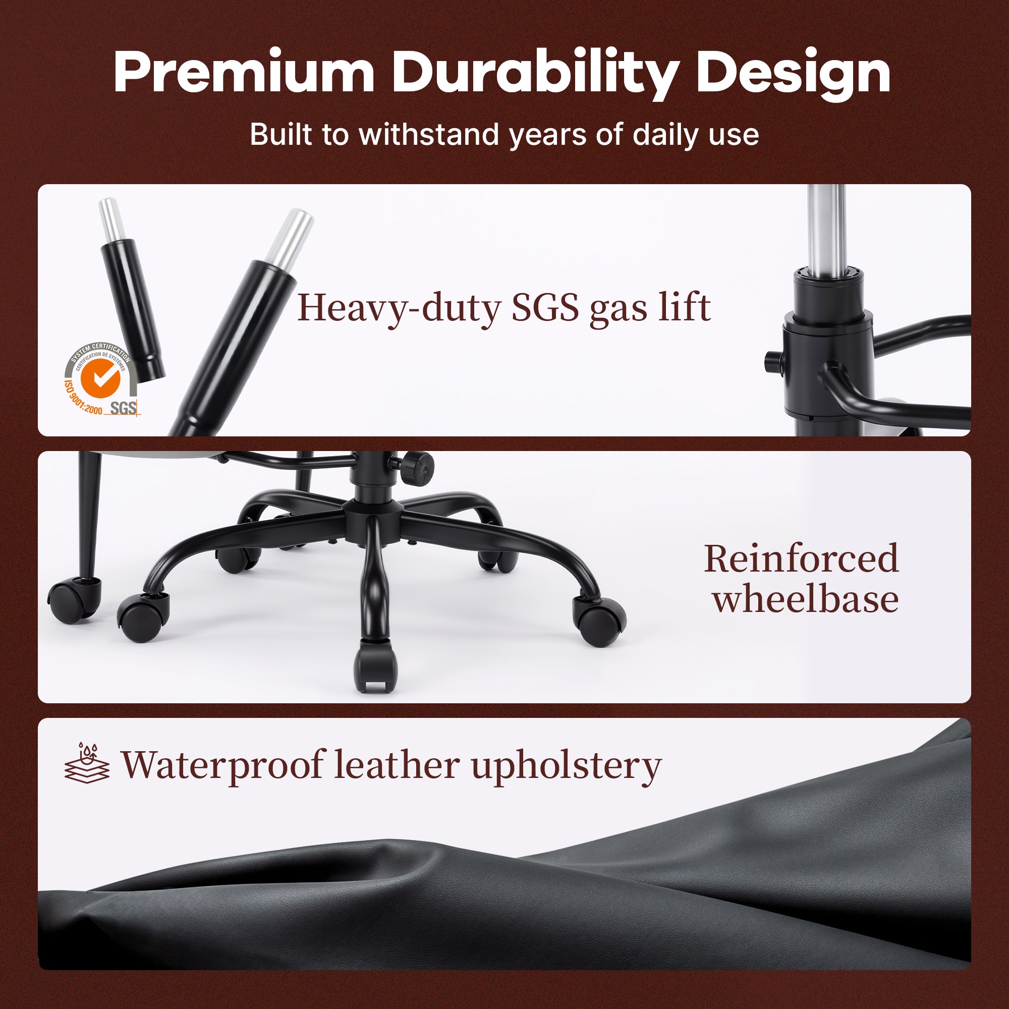 Cross Legged Office Chair,ADHD Criss Cross Desk Chair with Wheels & Stretchable Rotating Footrest,Height Adjustable Wide Yoga Kneeling Meditation Chair with Flip-up Armrests Back Support