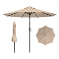 AreShark 9FT Outdoor Patio Umbrella with Tilt and Crank, Outdoor Table Umbrella with 8 Sturdy Ribs,UV Protection Waterproof for Garden, Deck, Backyard, Pool